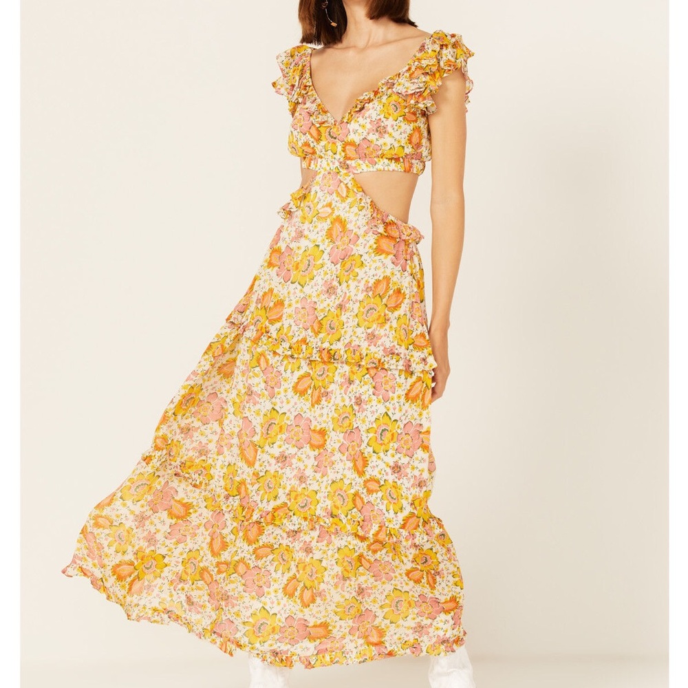 Floral Cleobella Cutout Maxi Dress